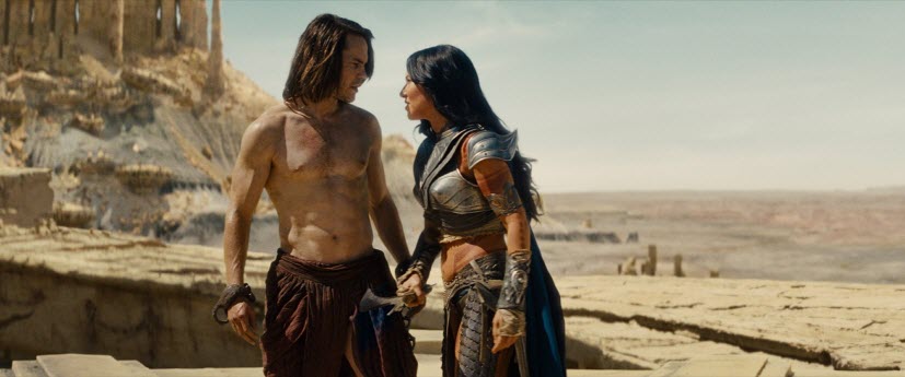 John Carter getting told off by Dejah Thoris