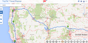 general trip plan for drive across the country 2015