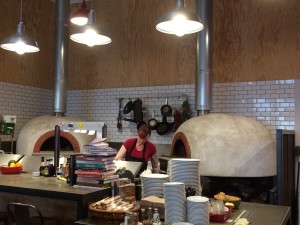 Wood fired ovens at Industrial Eats