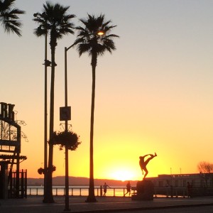 Sunrise on the way to work last week past AT&T park - home of the  San Francisco Giants